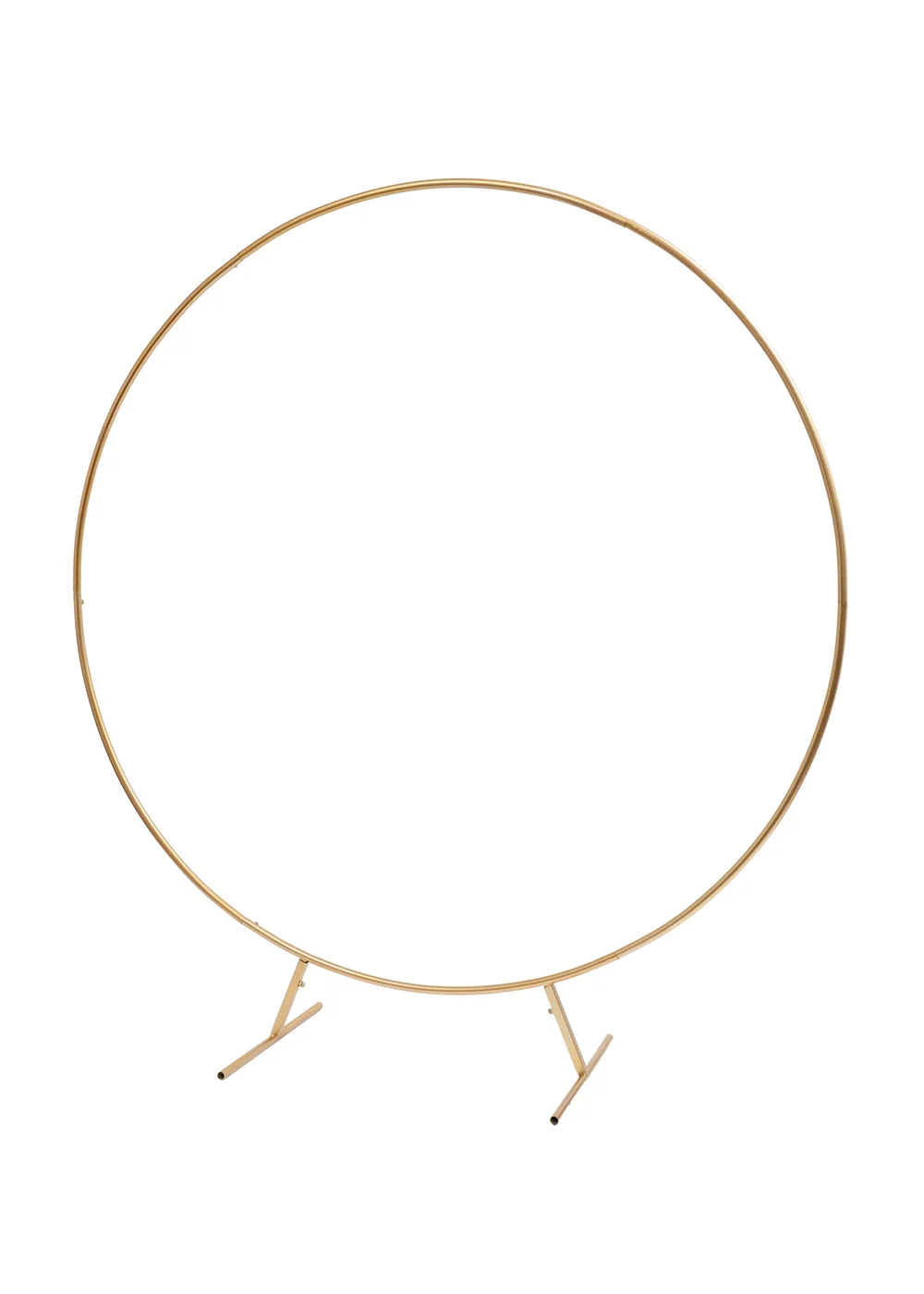 Scottish Everlastings Gold Round Arch Frame (1.8m) - One Size Image 1