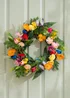 Scottish Everlastings Yellow Bright Floral Wreath (45cm) - One Size Image 3