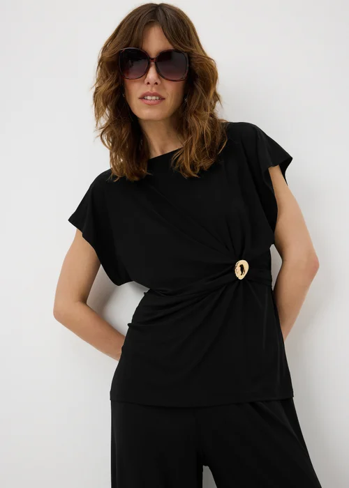 Black Hardware Co Ord Top - 20 Image 1
