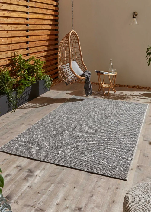 Think Rugs Grey/Black Stitch 9682 Rug 160 X 220 - 120 x 170 Image 1