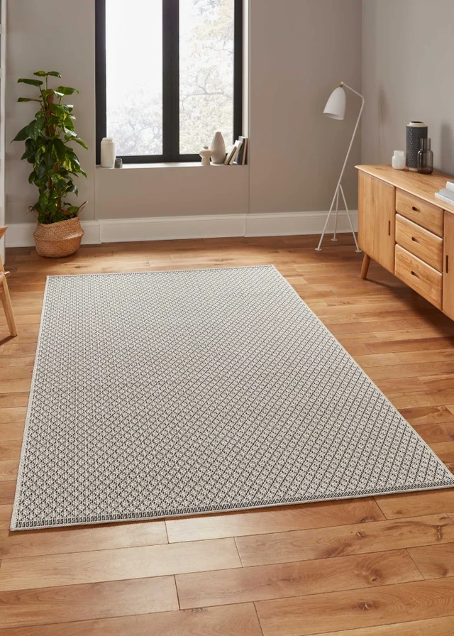 Think Rugs Black Stitch 9683 Rug 160 X 220
