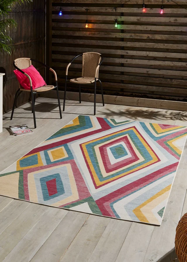 Think Rugs Multi Colour Spectrum E9335 Rug 120 X 170