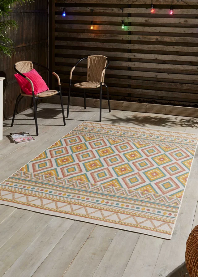Think Rugs Multi Colour Spectrum E3145 Rug 200 X 290