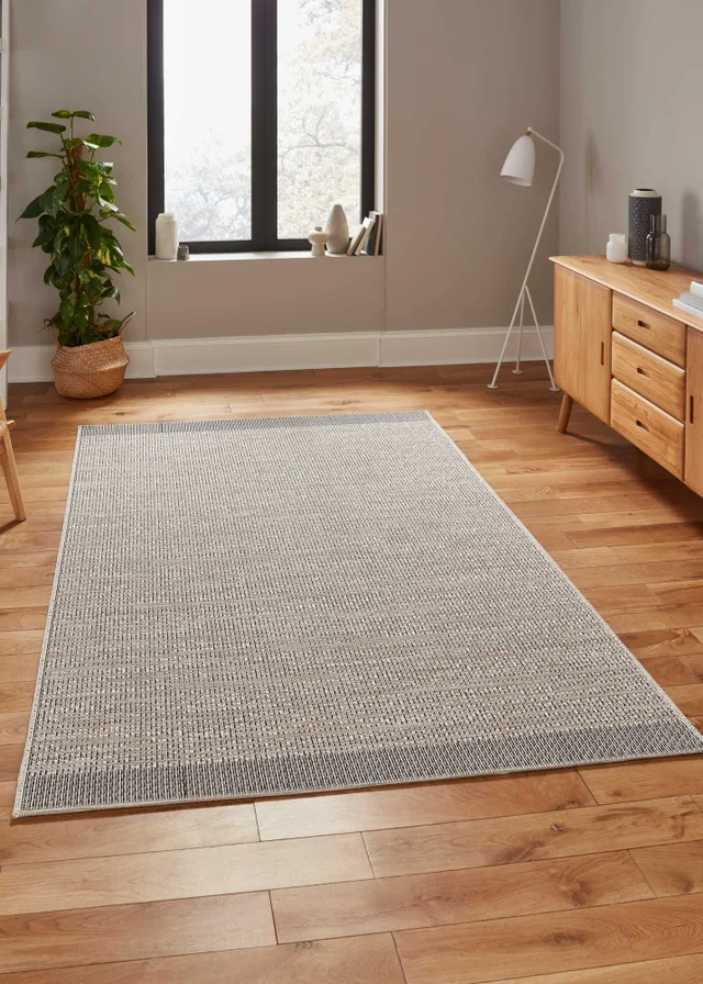 Think Rugs Black Stitch 9682 Rug 120 X 170