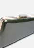 Where's That From Lark Asymmetric Green Metallic Clutch Bag - One Size Image 4
