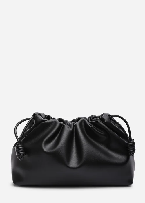 Where's That From Auric Black Drawstring Shoulder Bag - One Size Image 2