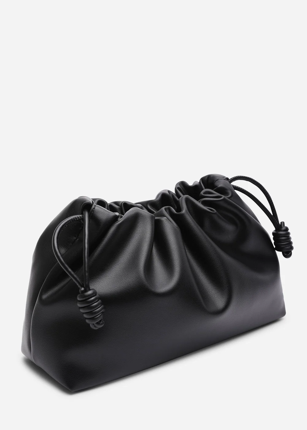 Where's That From Auric Black Drawstring Shoulder Bag - One Size Image 3
