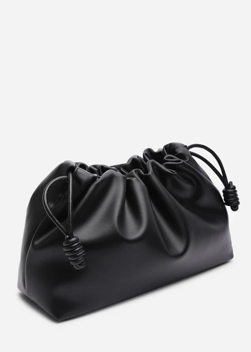 Where's That From Auric Black Drawstring Shoulder Bag - One Size Image 3