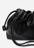 Where's That From Auric Black Drawstring Shoulder Bag - One Size Image 5
