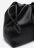 Where's That From Auric Black Drawstring Shoulder Bag - One Size Image 4