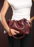 Where's That From Auric Maroon Drawstring Shoulder Bag - One Size Image 6