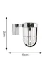 ValueLights Fanar Chrome Outdoor/Bathroom Wall Lamp - One Size Image 5