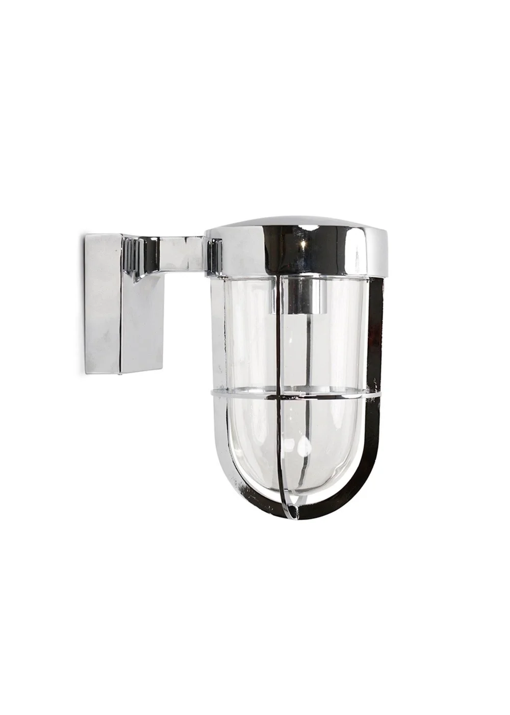 ValueLights Fanar Chrome Outdoor/Bathroom Wall Lamp - One Size Image 4