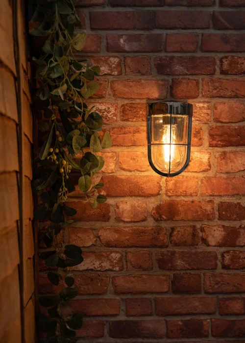 ValueLights Fanar Chrome Outdoor/Bathroom Wall Lamp - One Size Image 3