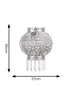 ValueLights Bazaar Silver Moroccan Style Easy Fit Pendant Shade - One Size Image 5