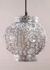 ValueLights Bazaar Silver Moroccan Style Easy Fit Pendant Shade - One Size Image 2