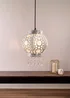 ValueLights Bazaar Silver Moroccan Style Easy Fit Pendant Shade - One Size Image 1