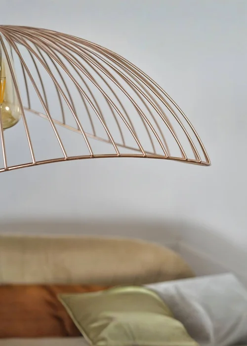 ValueLights Covelas Copper Wavy Wire Pendant Shade - One Size Image 3