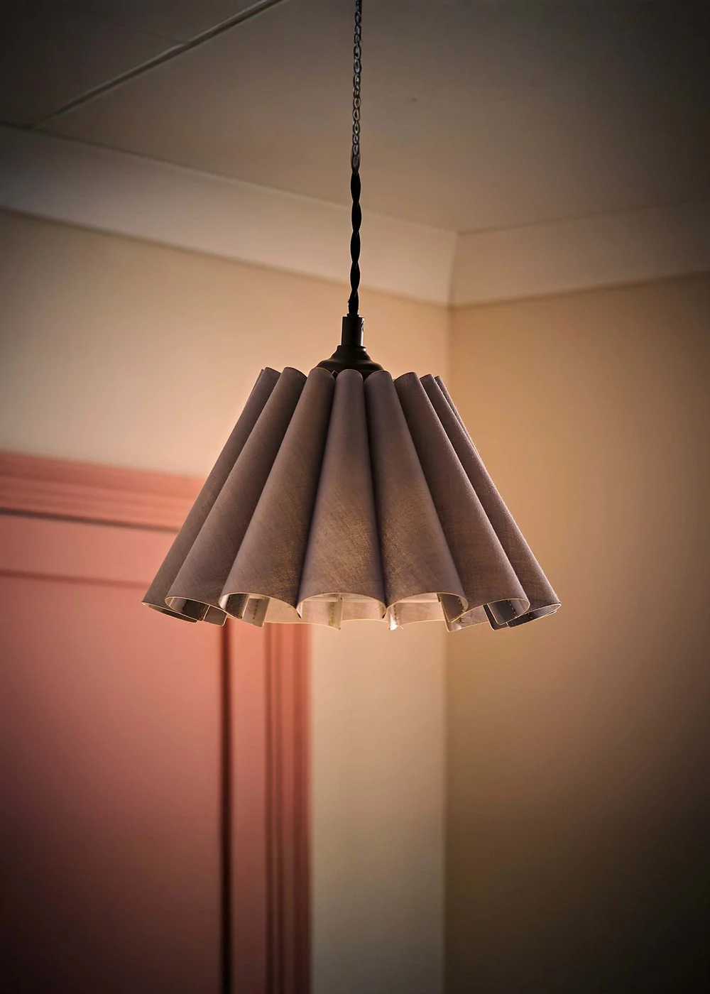 ValueLights Lauren Grey Pleated Tapered Shade - One Size Image 2