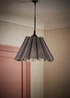 ValueLights Lauren Grey Pleated Tapered Shade - One Size Image 1