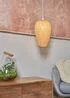 ValueLights Malay Natural Bamboo Pendant Shade - One Size Image 1