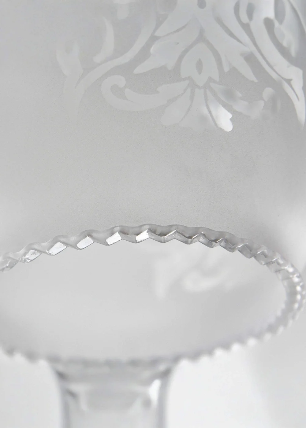 ValueLights Set Of 3 Bola Acid Etched Glass Shades - One Size Image 2