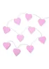 ValueLights Paper Hearts Battery Operated String Lights - One Size Image 4