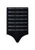 French Connection Black 7 Pack Cotton French Connection Ladies Briefs - S Image 1