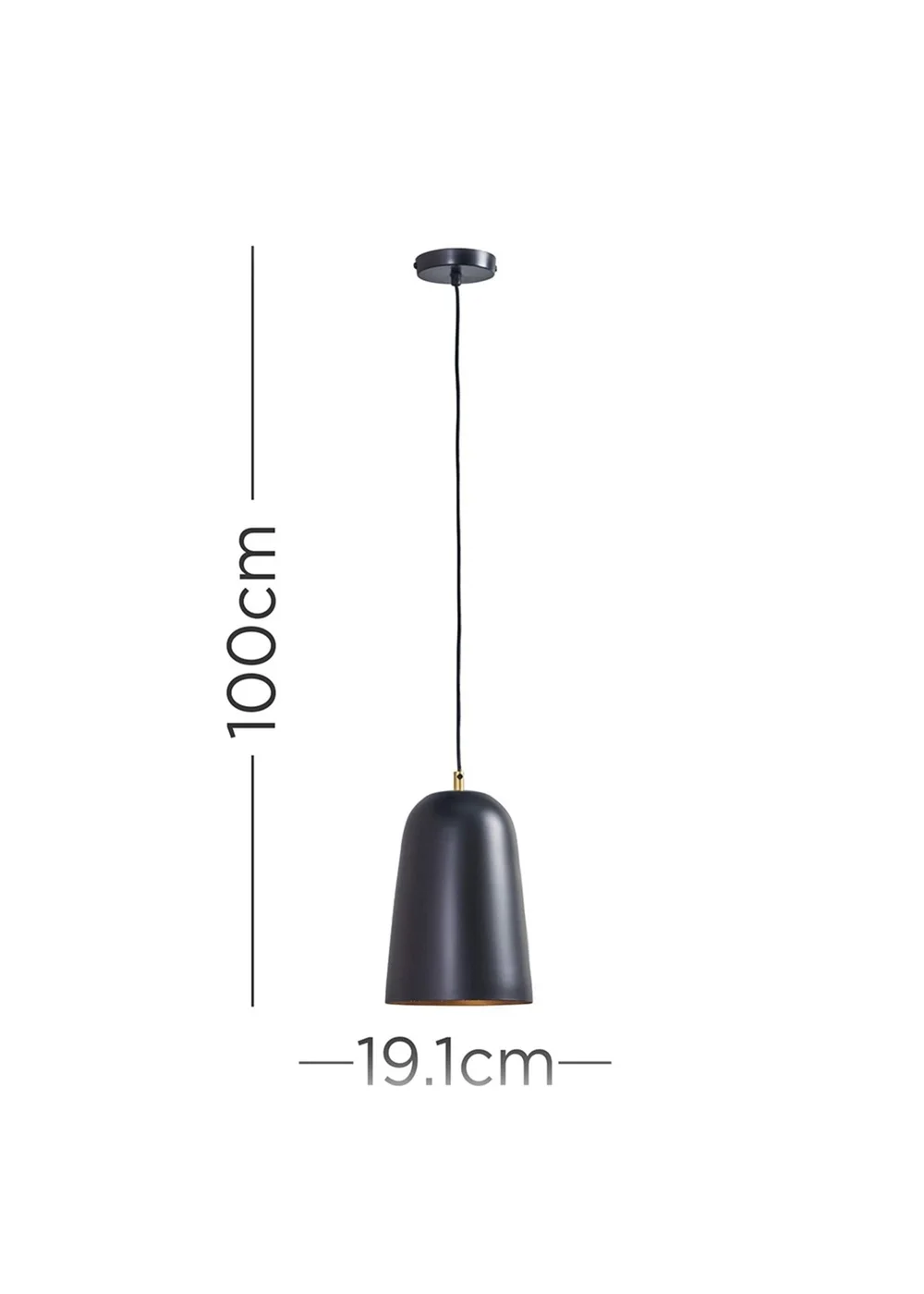 ValueLights Morimo Black Metal Pendant Light - One Size Image 5