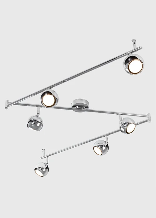 ValueLights Retro 6 Way Flexi Spotlight - One Size Image 1