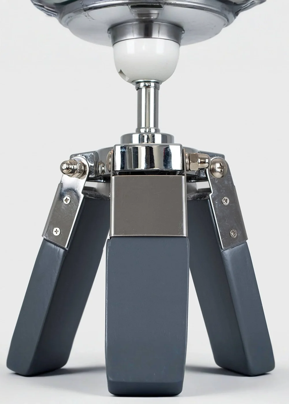 ValueLights Clipper Grey Tripod Table Lamp Base Only - One Size Image 2