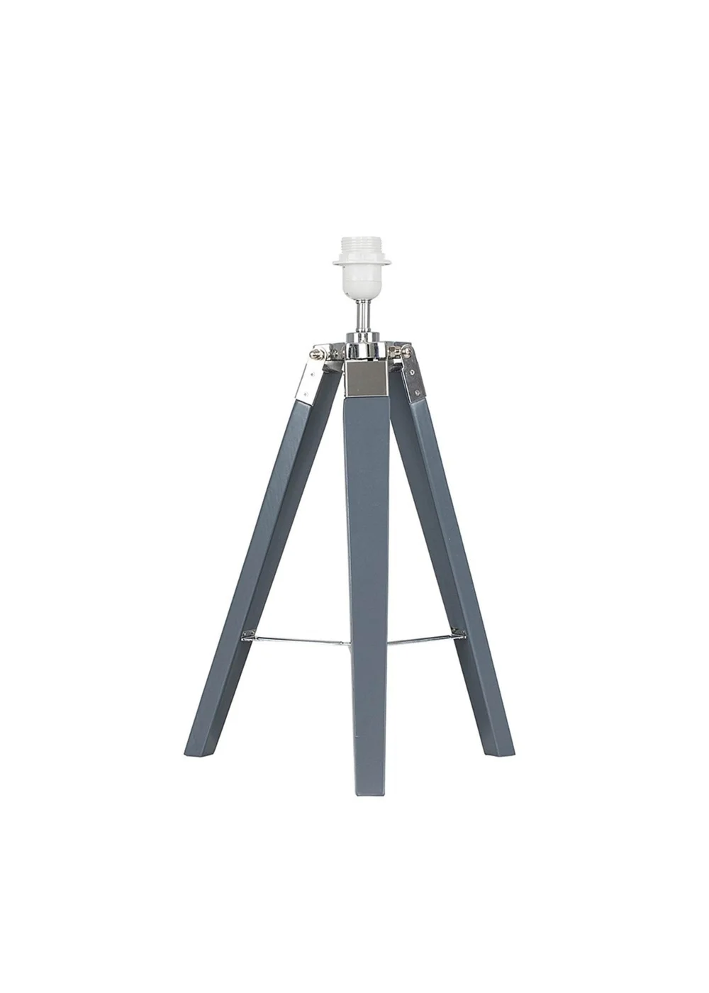 ValueLights Clipper Grey Tripod Table Lamp Base Only - One Size Image 4