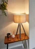 ValueLights Clipper Grey Tripod Table Lamp Base Only - One Size Image 3