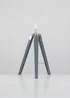 ValueLights Clipper Grey Tripod Table Lamp Base Only - One Size Image 1