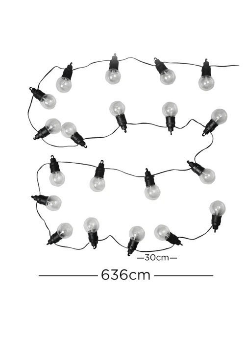 ValueLights Maritta 10 Outdoor LED Festoon Lights - One Size Image 5