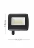 ValueLights LED Slimline Black Flood Light With Samsung Technology - One Size Image 4