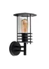 ValueLights Dorset Black Outdoor Wall Lantern - One Size Image 2