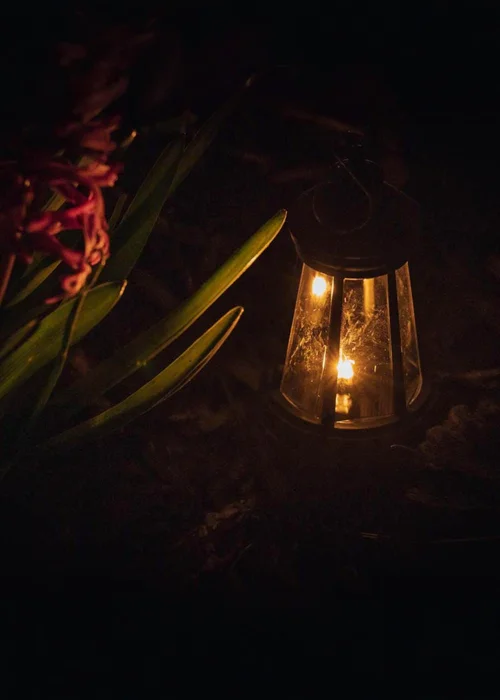 ValueLights 4 pack Black Solar Lanterns - One Size Image 2