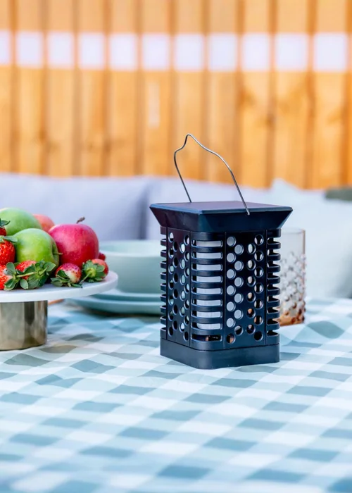 ValueLights Multi Function Flame Effect Solar Lantern/Stake Light - One Size Image 1