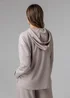 French Connection Beige Luxe Oversized Drawcord Hoody - XS Image 2
