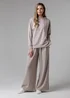 French Connection Beige Luxe Oversized Drawcord Hoody - XS Image 4