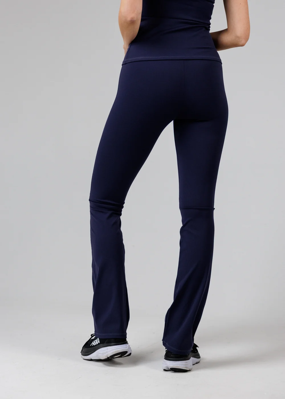French Connection Navy Wrap Front FCUK Stretch Yoga Pant - L Image 2