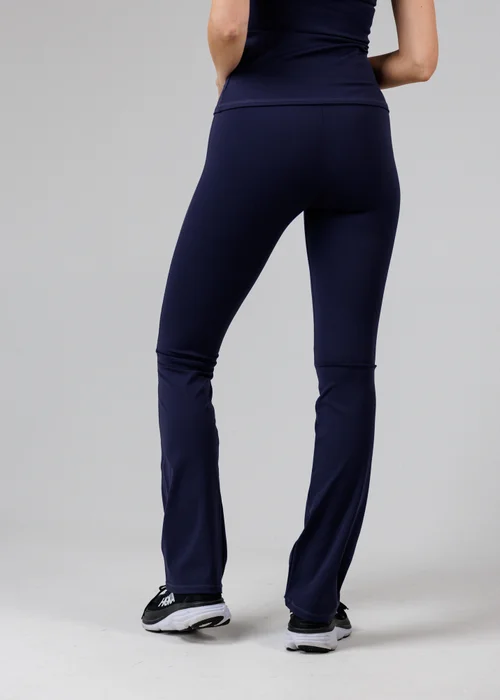 French Connection Navy Wrap Front FCUK Stretch Yoga Pant - L Image 2