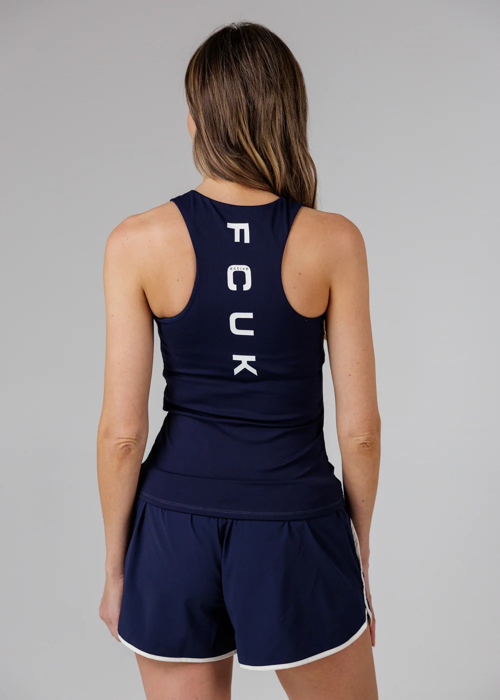 French Connection Navy FCUK Sports Racer Tank Top - XS Image 2