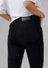French Connection Black Cotton Blend Stretch High Rise Skinny Denim Jeans - 14 Image 3