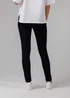 French Connection Black Cotton Blend Stretch High Rise Skinny Denim Jeans - 14 Image 2