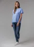 French Connection Blue Cotton Blend Stretch High Rise Skinny Denim Jeans - 16 Image 5