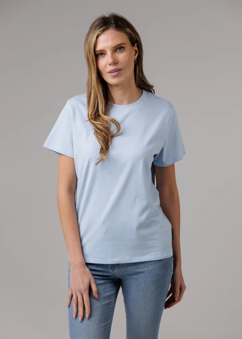 French Connection Blue 3 Pack Cotton Crew Neck Logo Short Sleeve T-Shirts - M Image 2