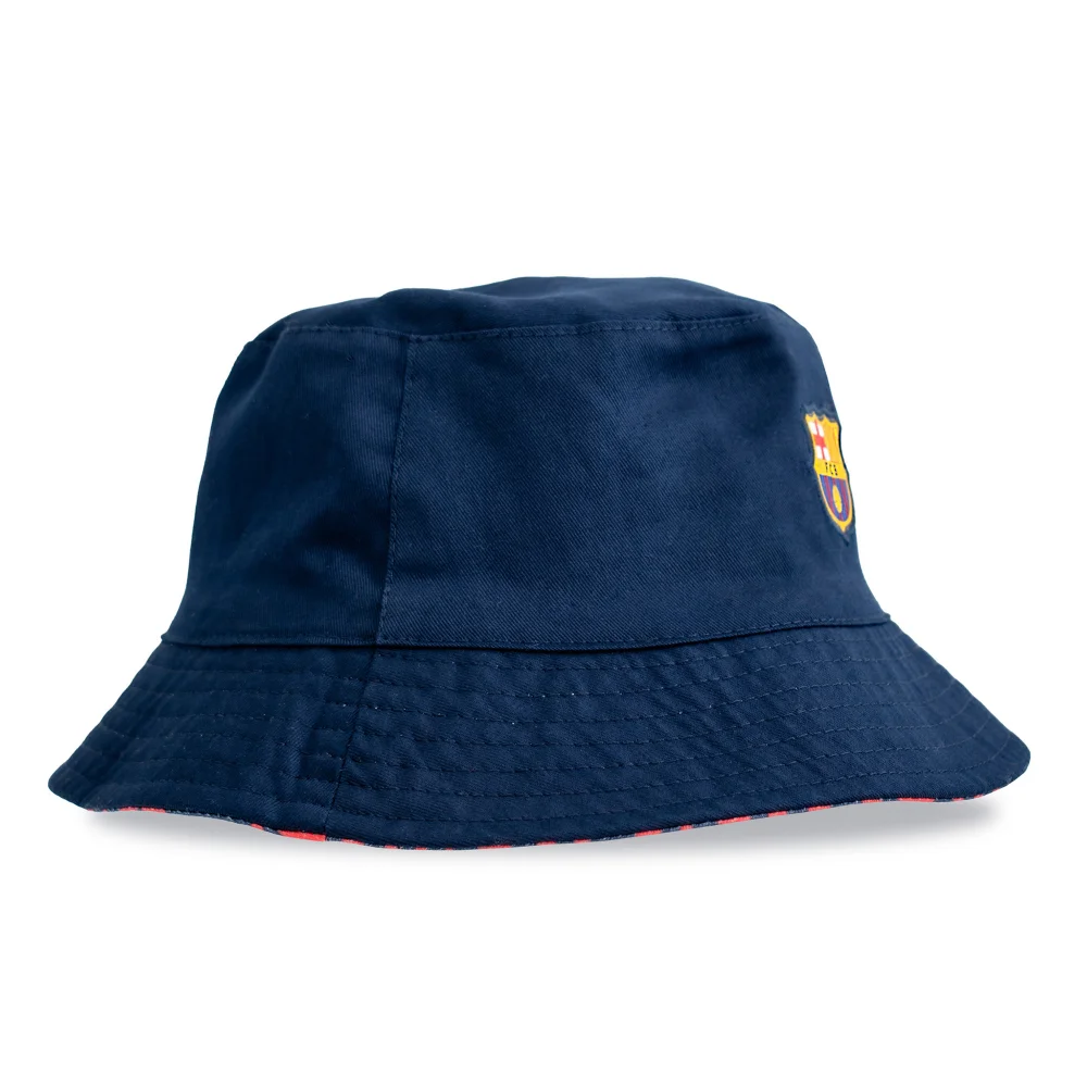 Hy-Pro FC Barcelona Reversible Bucket Hat - One Size Image 3