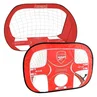 Hy-Pro Arsenal FC Red 2 In 1 Pop Up Target Goal - One Size Image 1